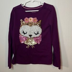 Isaac Mizrahi girls size 7/8 long sleeve top